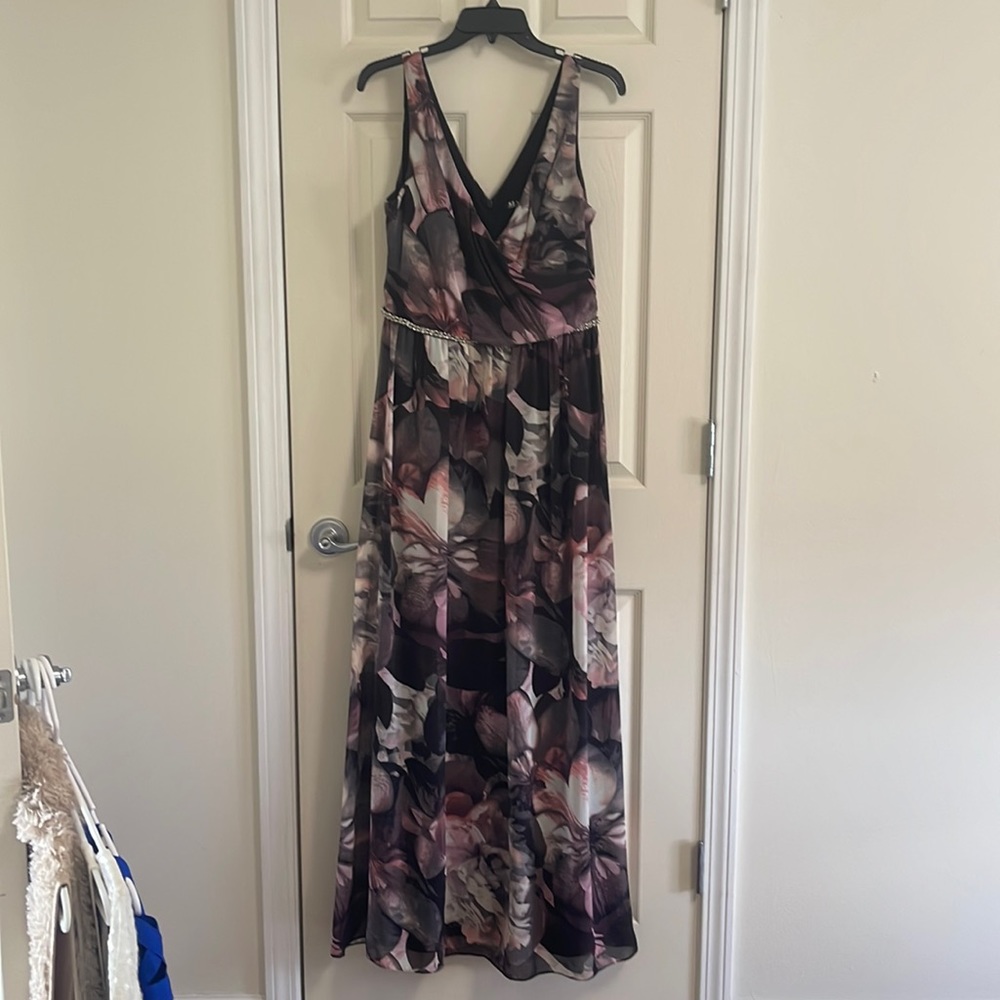 Full length flower gown
